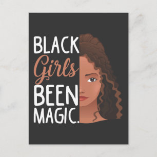 Black Girls waren magische Afrikanerinnen Afro Fra Postkarte