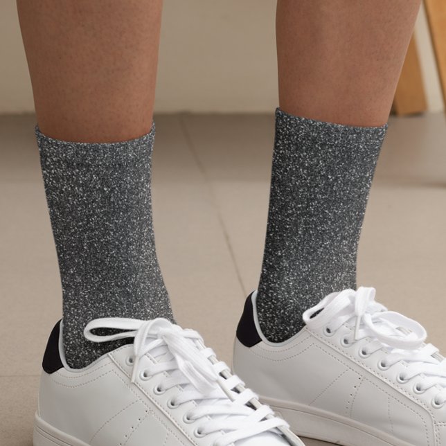 Black Glitzer Glam Sparkle Socken (Von Creator hochgeladen)