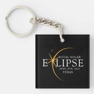 Black & Gold 2024 Texas Total Solar Eclipse