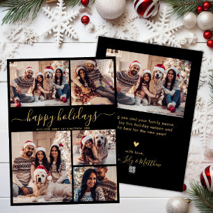 Black Gold 5 Foto Happy Holidays Weihnachten