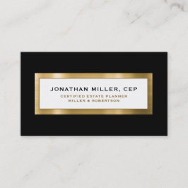 Black Gold Anwesen Planung Visitenkarte