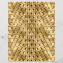 Black & Gold Art Deco Buchblatt