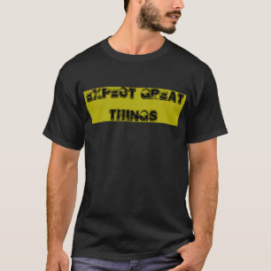 Black Gold ATTEND DE GRANDES CHOSES T-shirt Homme