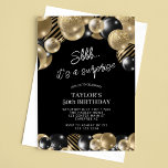 Black Gold Balloons Überraschung 50. Geburtstag Einladung<br><div class="desc">Erstellen Sie Ihre eigene Black Gold Balloons Überraschung 50. Geburtstag Einladung! Personalisieren Sie dieses Design mit Ihrem eigenen Text. Sie können dieses Design weiter anpassen,  indem Sie auf Wunsch die Schaltfläche "Details bearbeiten" auswählen.</div>