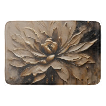 Black Gold Beige Brown Abstrakt