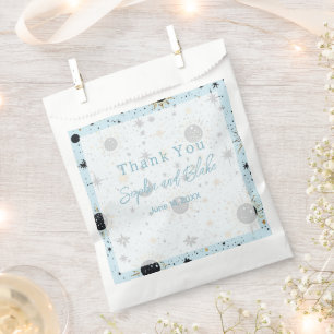 Black Gold Blue Celestial Gastgeschenk Hochzeit Ba Geschenktütchen