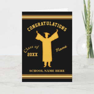 Black Gold, Cartes de Graduation Personnalisées po