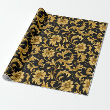 Black Gold Class Elegantes Muster