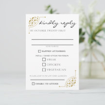 Black & Gold Country Hochzeitsnahrung