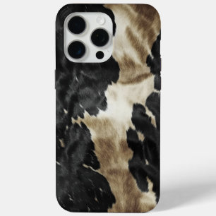 Black Gold Creme Western Cowhide Case-Mate iPhone Hülle