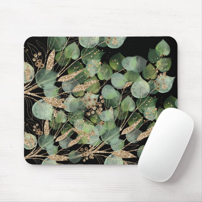 BLACK GOLD EUCALYPTUS THREAD Mouse Pad Mousepad (Mit Mouse)