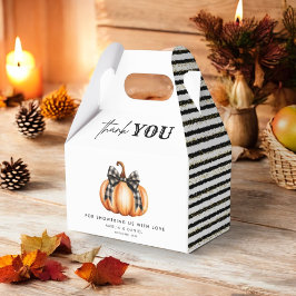 Black Gold Fall Pumpkin Baby Duschbox Geschenkschachtel