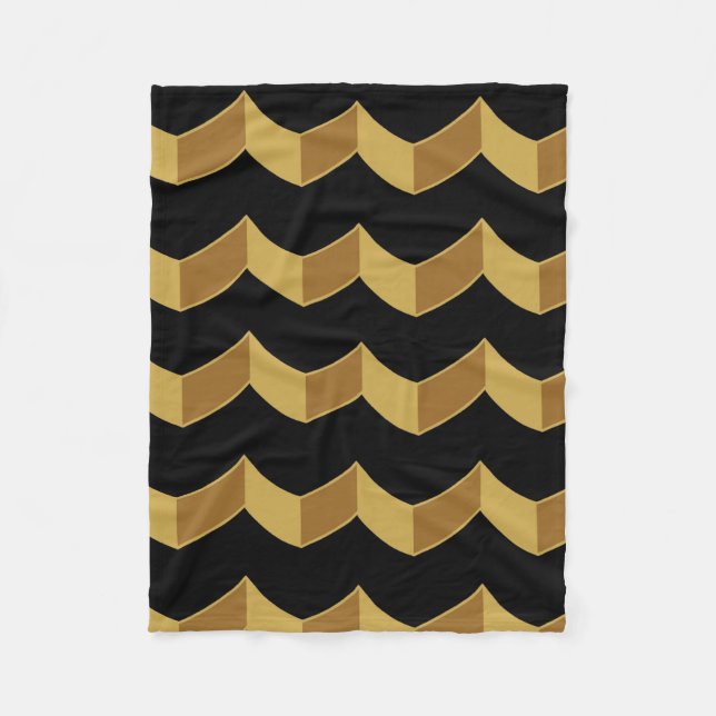 Black Gold Fleecedecke (Vorderseite)