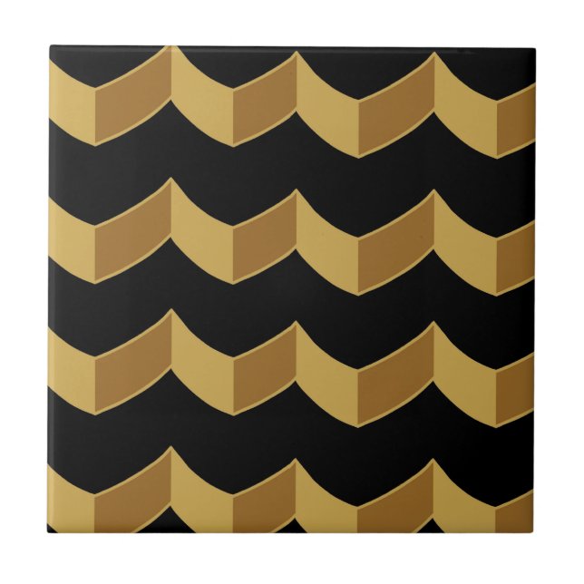 Black Gold Fliese (Vorderseite)