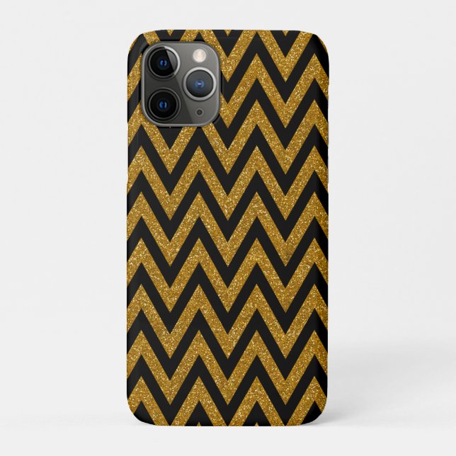 Black Gold Glitzer für ihre Premium Niedlich Simpl Case-Mate iPhone Hülle (Rückseite)