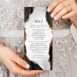 Black, Gold & Gray Mist Agate Programm