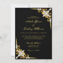 Black Gold Jewele Luxury Wedding
