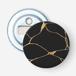 Black Gold Kintsugi Ancient Kintsukuroi Flaschenöffner