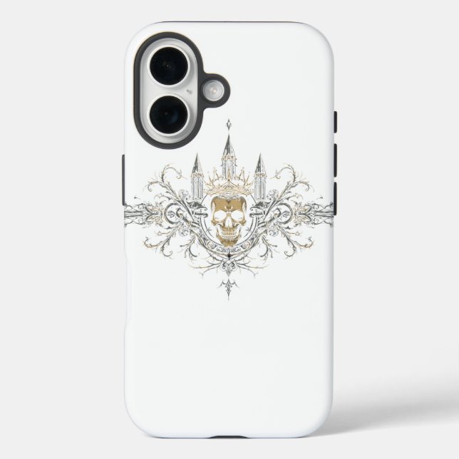 Black & Gold Kollektion iPhone 16 Hülle (Rückseite)