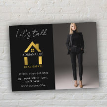 Black Gold Luxe Foto Real Anwesen House Logo
