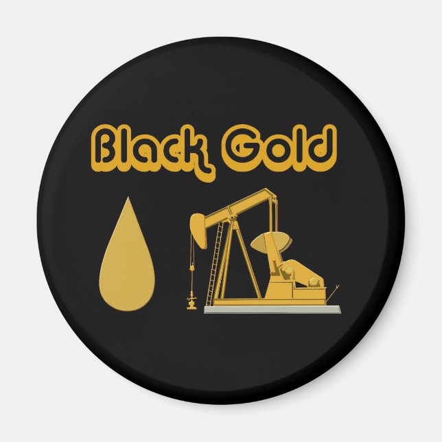 Black Gold Magnet (Vorne)
