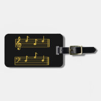 BLACK GOLD MUSIC LOVER VATER TREBLE BASS CLEF NOTE