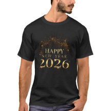 black gold new year family tshirt