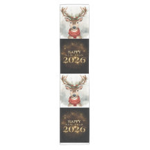 black gold new year Table Runner