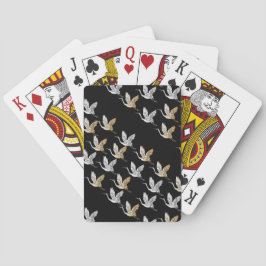 Black Gold Oriental Chic Elegante Spielkarten