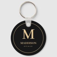 Black Gold Personalisiert Monogramm und Name