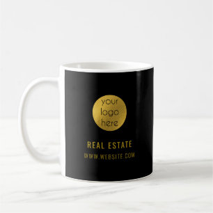 Black Gold Professioneller Immobilienmakler Geschä Kaffeetasse