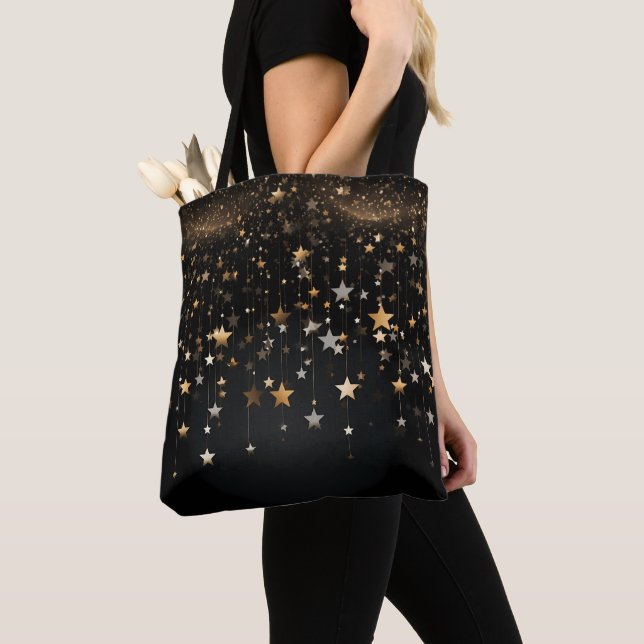 Black Gold Stars Tasche (Von Nahem)