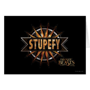 Black & Gold Stupefy Zauber Grafik