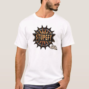 Black & Gold Stupefy Zauber Grafik T-Shirt