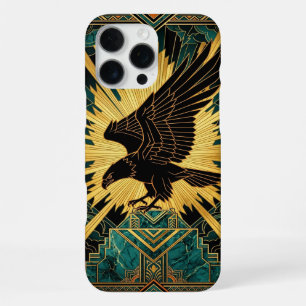 Black Gold Teal iPhone 16 Pro Max Hülle   Majestic