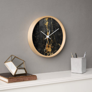 Black Gold Vintage Grande horloge