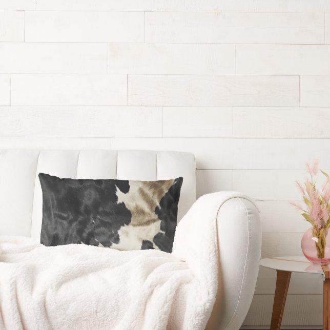 Black Gold Western Cowhide Lendenkissen (Liege)