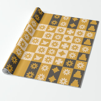 Black & Gold Wrapping Paper Geschenkpapier