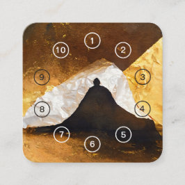 Black Gold Yoga Meditation Instructor Reiki Master Treuekarte