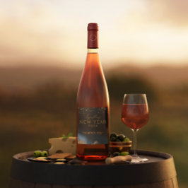 Black Golden | Aquarellfarbe Neujahr