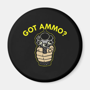 Black Got Ammo Pistol Magnet