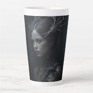 Black Gothic Girl Milchtasse