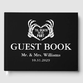 Black Gothic Wedding Til Death Do Us Part Gästebuch