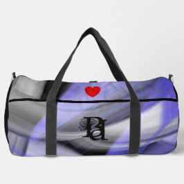 Black Grand Sac De Sport Tendance Abstrait Lavende