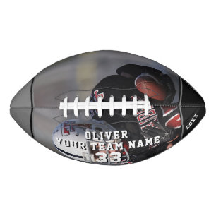 Black Graue Namensnummer Team Voll Foto Football