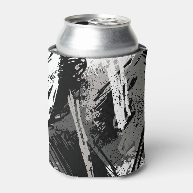 Black Gray Camouflage Dosenkühler (Kanne Vorderseite)