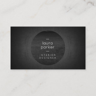 Black Gray Tutor Spritzer Chalkboard Teacher Visitenkarte