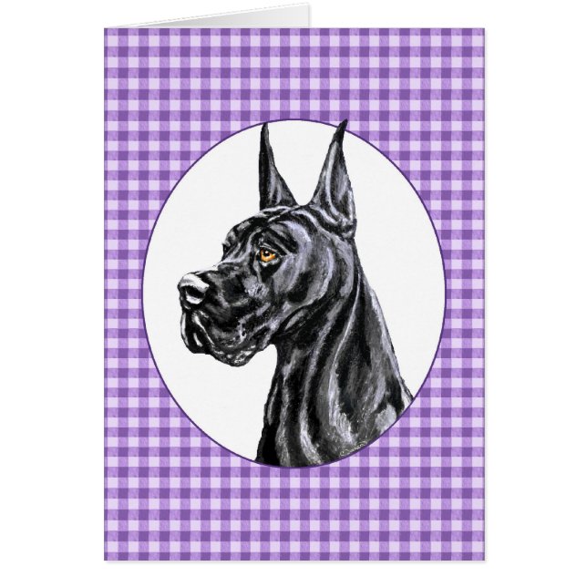 Black Great Dane Karo (Vorne)