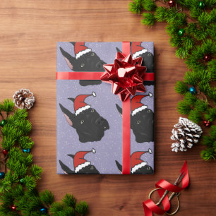 Black Great Dane Weihnachten Geschenkpapier