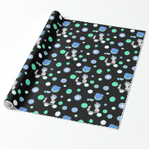 Black Green Blue Elephants Holloons Geschenk W